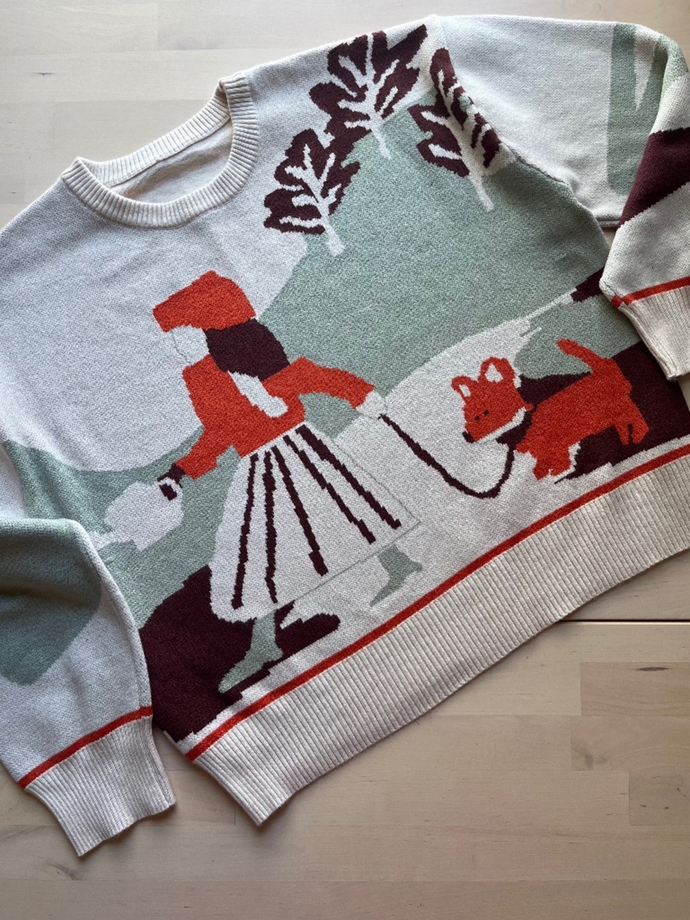 Sweater with Dog Walker